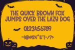 Mister Pumpkins Aged Font
