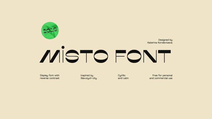Misto - Cyrillic & Latin Sans Serif Font