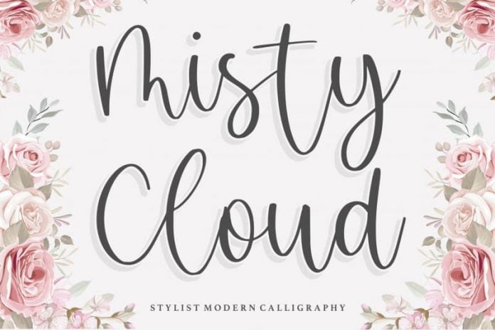 Misty Cloud YH - Elegant Script Font
