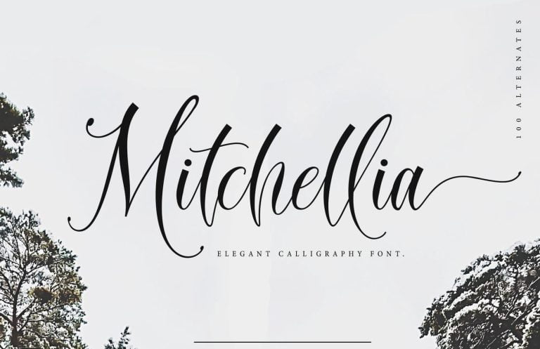 Mitchellia Script Font Free Downlaod