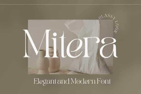 Mitera Font – Elegant Modern Font