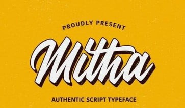 Mitha Script Font