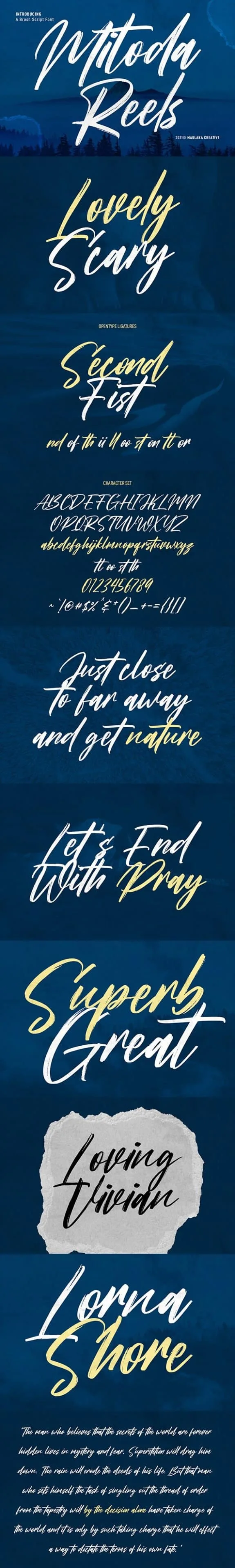 Mitoda Reels Font