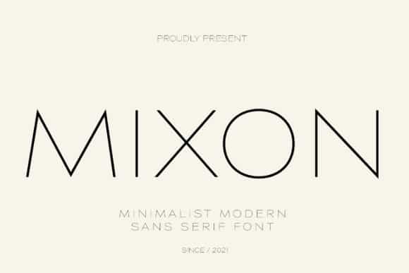 Mixon Font