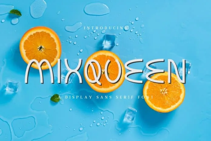 Mixqueen - A Display Sans Serif Font