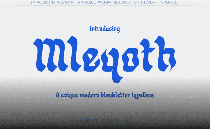 Mleyoth font