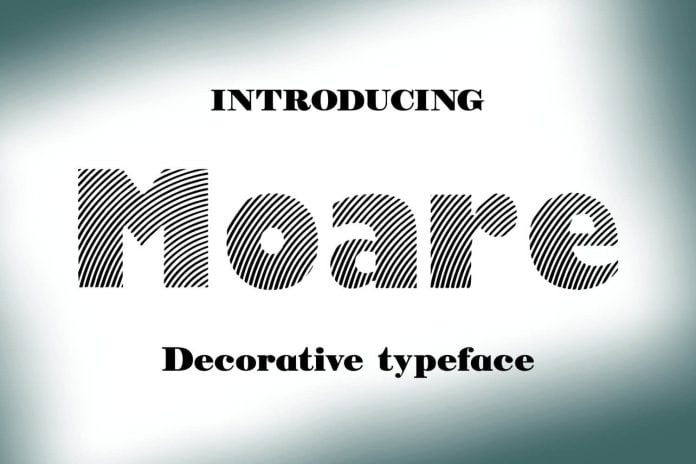 Moare Light Font