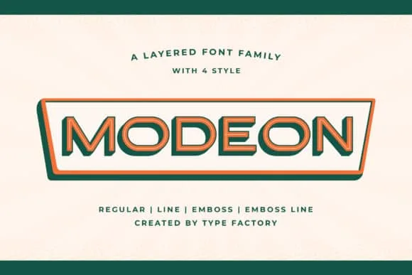 Modeon Font
