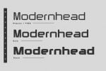 Modernhead Typeface