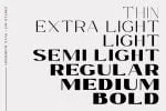 Moderrat - Modern Sans Display 7 Font