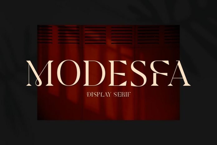 Modesfa - Modern Display Serif