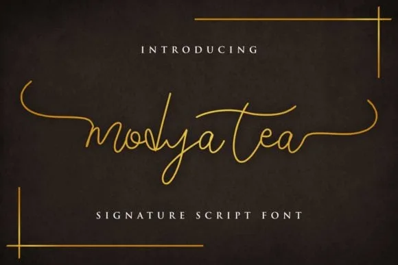 Modya Tea Font