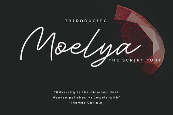 Moelya- Script Font
