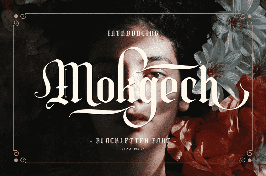 Mokgech Typeface Font Mokgech Typeface Font