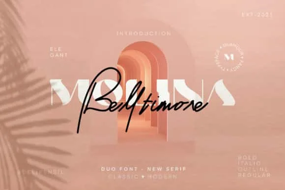 Molina font