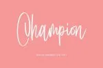 Molldy Handwritten Modern Script Font Brush Type