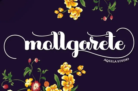 Mollgarete Script Font