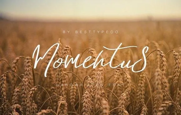 Momentus Font