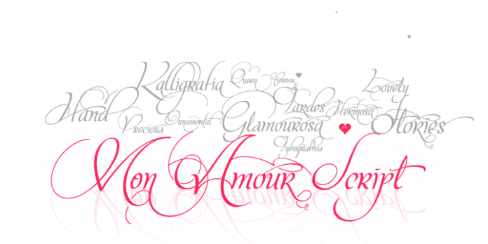 Mon Amour Script Font Mon Amour Script Font