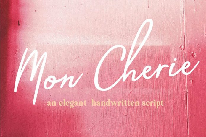 Mon Cherie Script Font