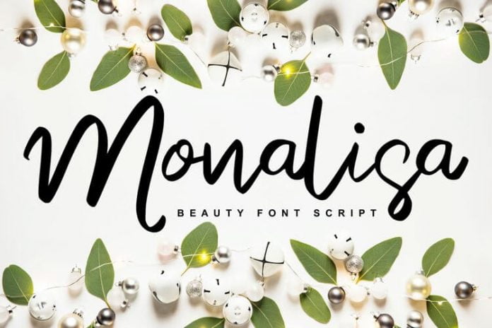 Monalisa Beauty Script Handwritten