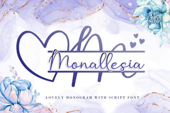 Monallesia Monogram Font