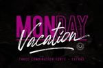 Monday Vacation Font