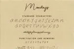 Mondays Script Font
