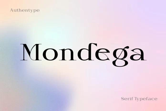 Mondega - Modern Serif Font
