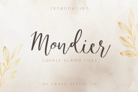 Mondier Font