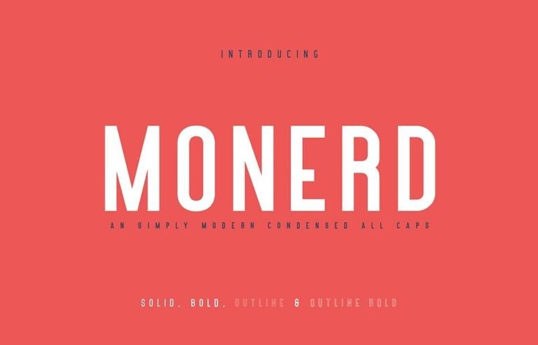 Monerd – Simply Sans Serif Font Free Download