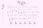 Monggirella script font Cyrillic