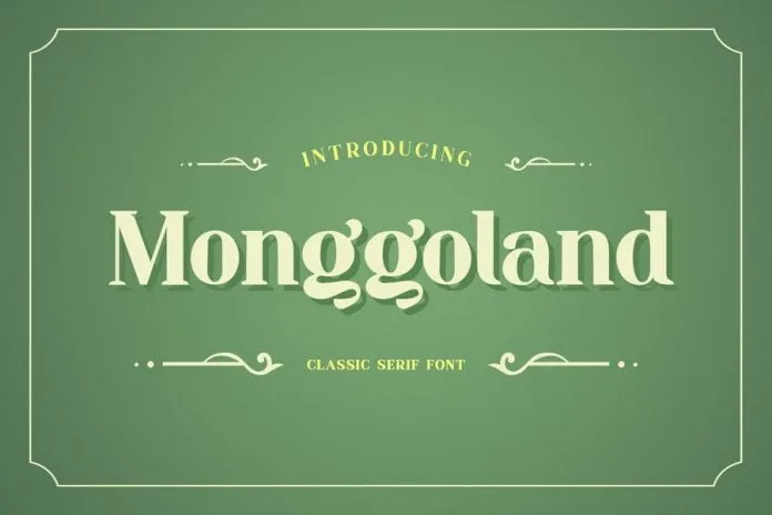 Monggoland Elegant Serif Font