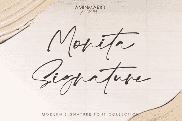 Monita Signature - Elegant Script Font