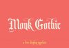 Monk Gothic Display Font