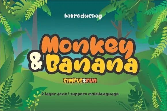 Monkey & Banana Font