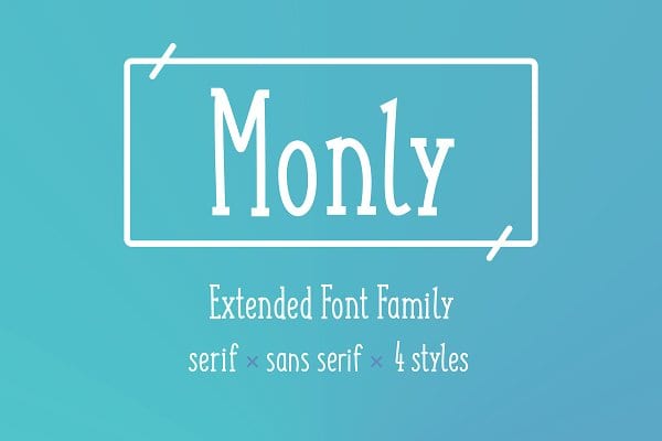 Monly Extended Font