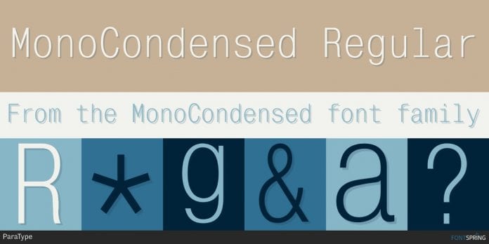 Mono Condensed Font Family