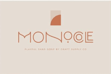 Monocole Font