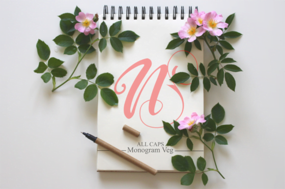 Monogram Veg Font