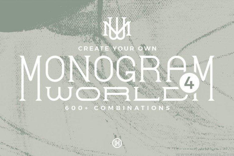 Monogram World 4 Font Free Download