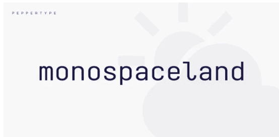 Monospaceland Font Family