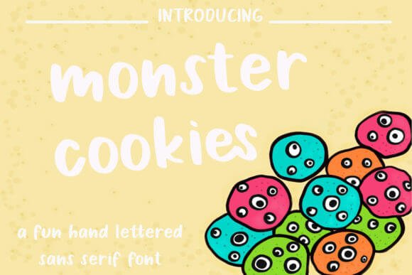 Monster Cookies Font