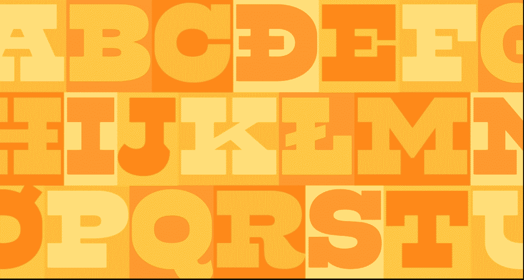 Mønster Monokrom Font