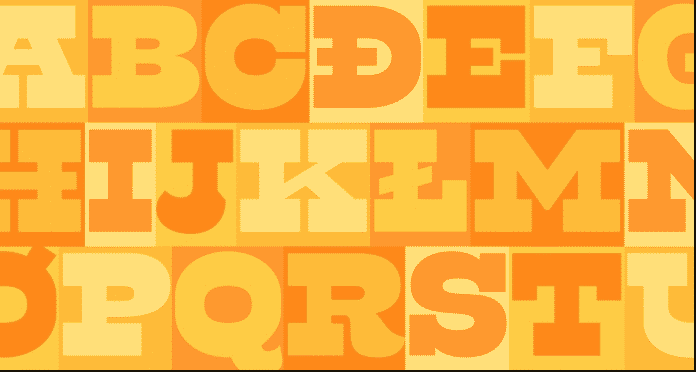 Mønster Monokrom Font