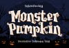 Monster Pumpkin Font