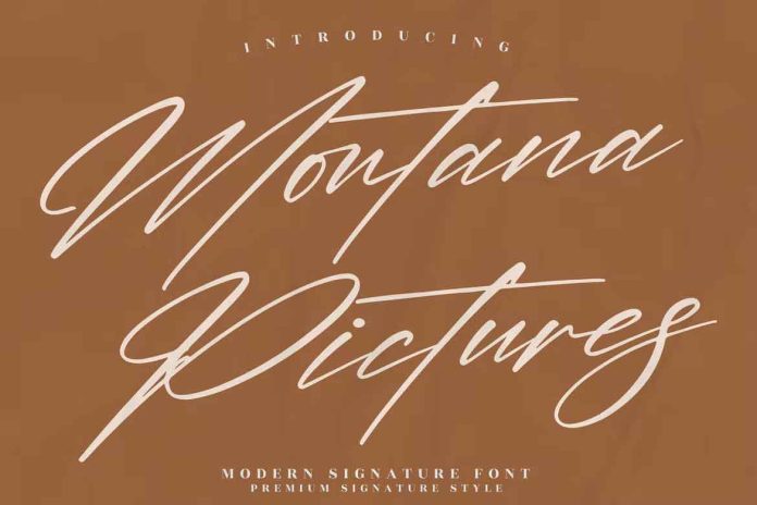 Montana Pictures Font