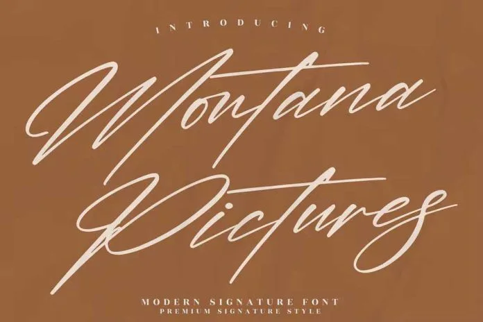 Montana Pictures Font