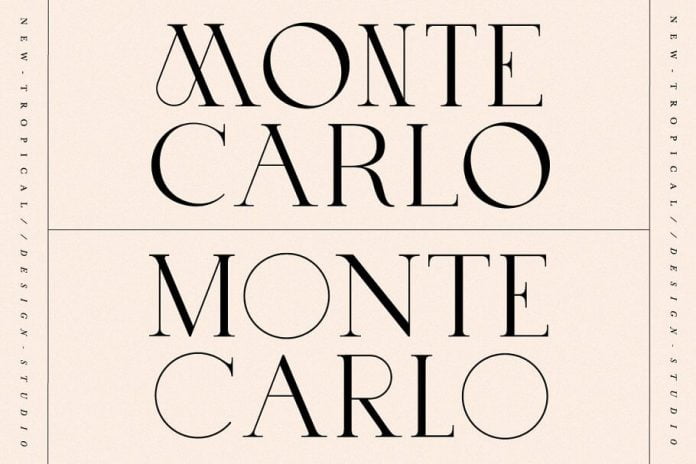 Monte Carlo Font