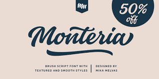 Monteria Regular Font